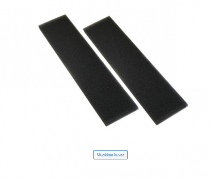 Miele kuivausrummun suodatin 2 kpl 9688381